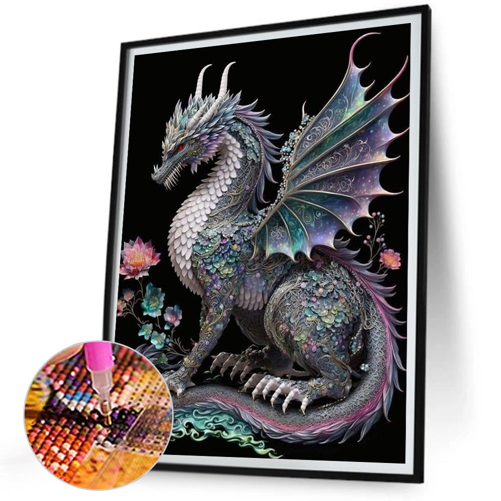 Dragon - Full Square Drill Diamond Painting 30*40CM