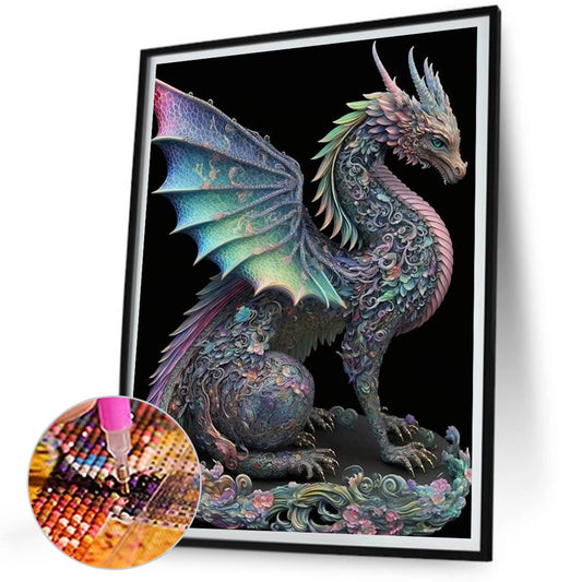 Dragon - Full Square Drill Diamond Painting 30*40CM