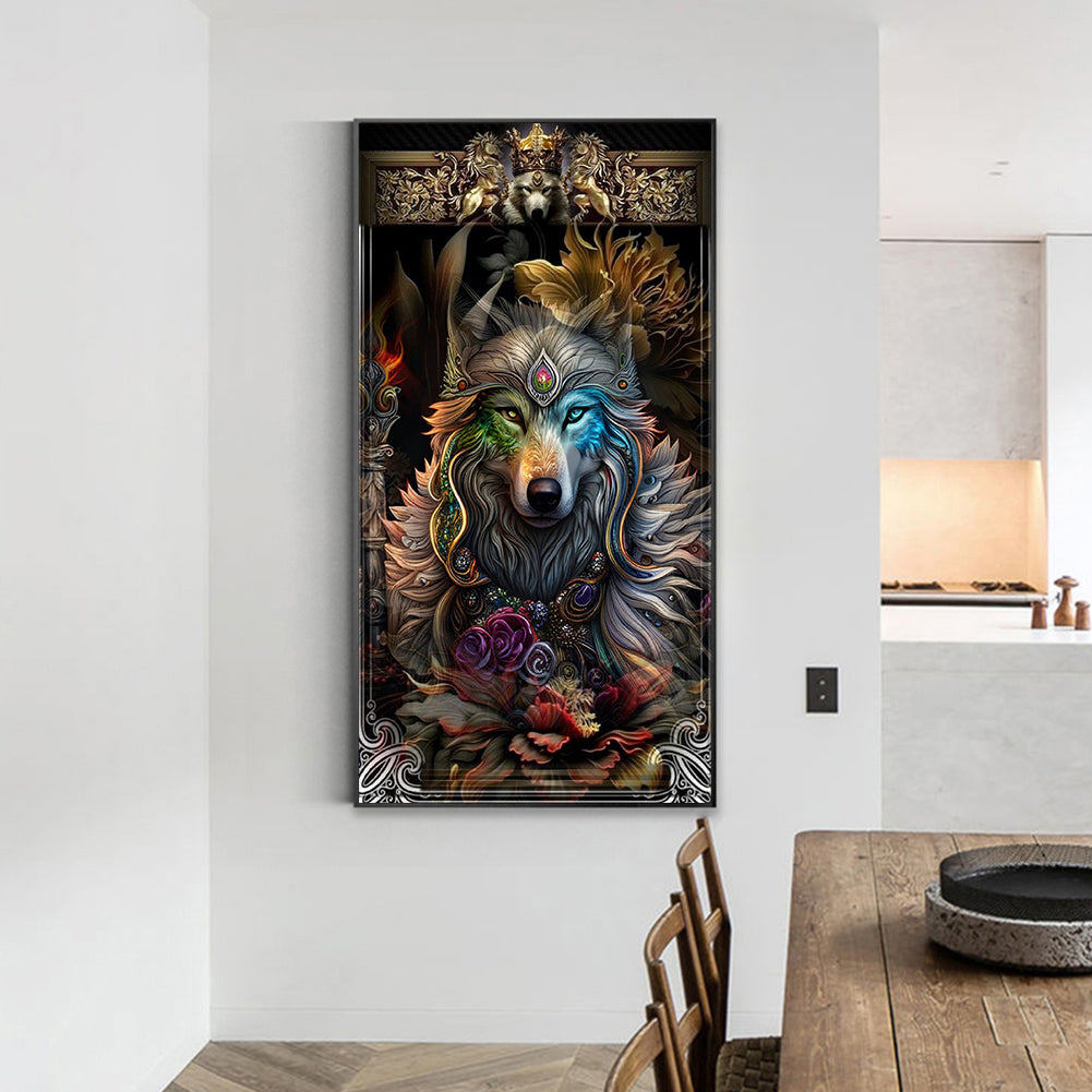 Wolf - Full Round Drill Diamond Painting 40*70CM