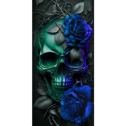 Dark Skull - Full Round Drill Diamond Painting 40*80CM