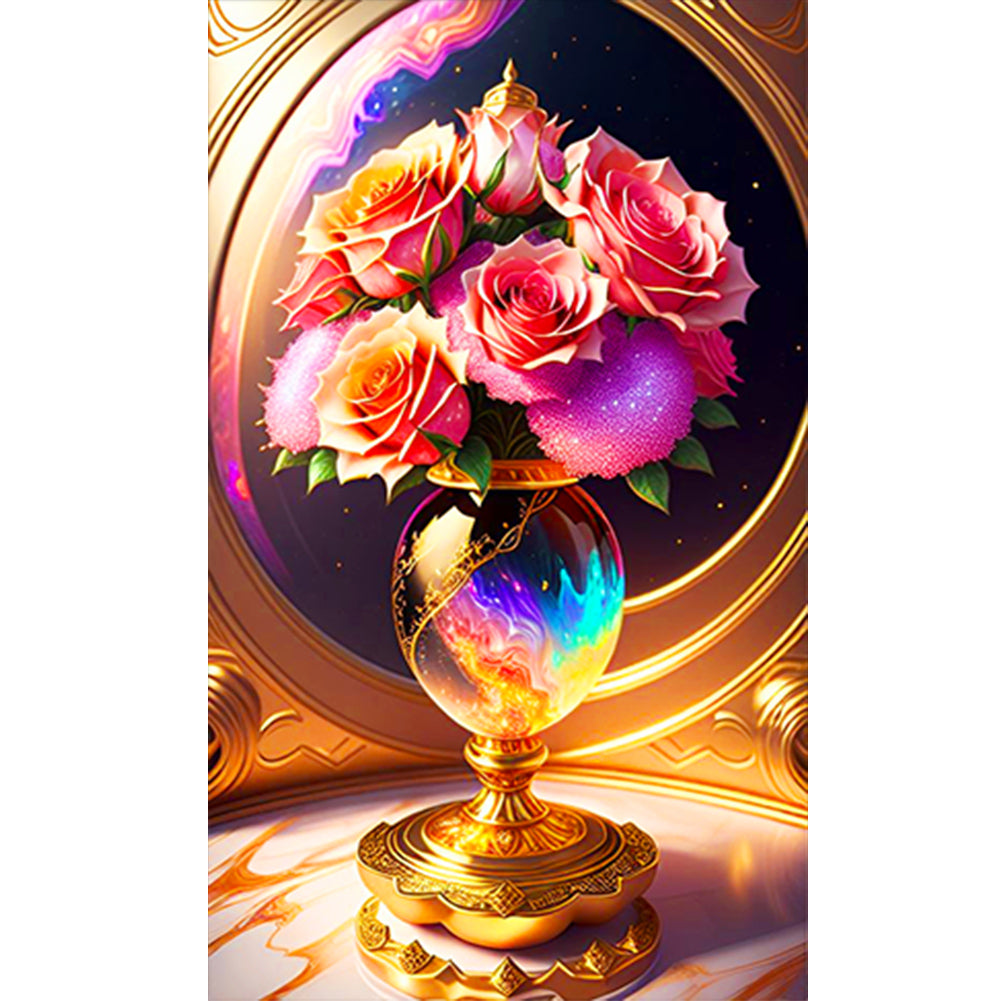 Crystal Rose - Full Round Drill Diamond Painting 60*100CM