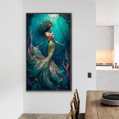 Mermaid - Full Square Drill Diamond Painting 40*70CM