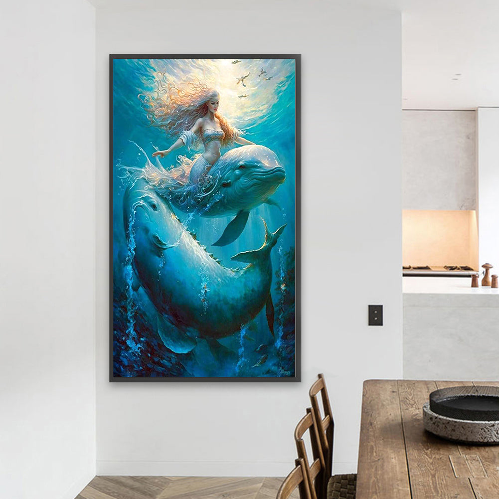 Mermaid - Full Square Drill Diamond Painting 40*70CM