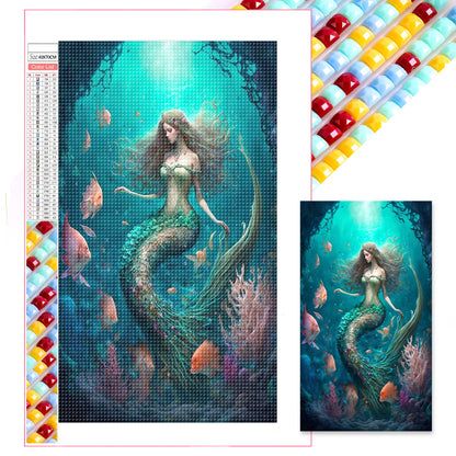 Mermaid - Full Square Drill Diamond Painting 40*70CM