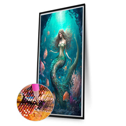 Mermaid - Full Square Drill Diamond Painting 40*70CM