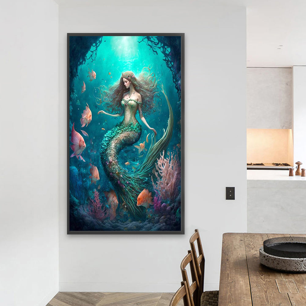 Mermaid - Full Square Drill Diamond Painting 40*70CM