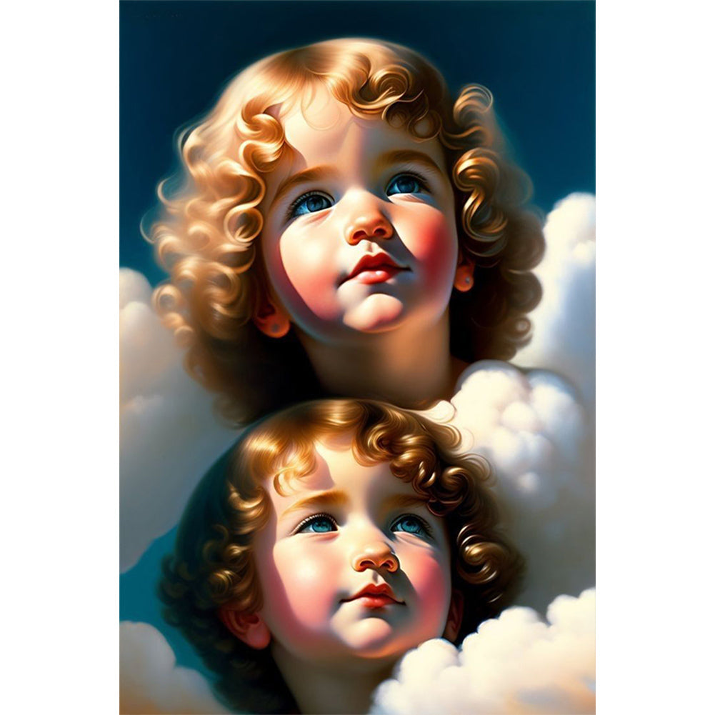 Angel Baby - Full Round Drill Diamond Painting 40*60CM