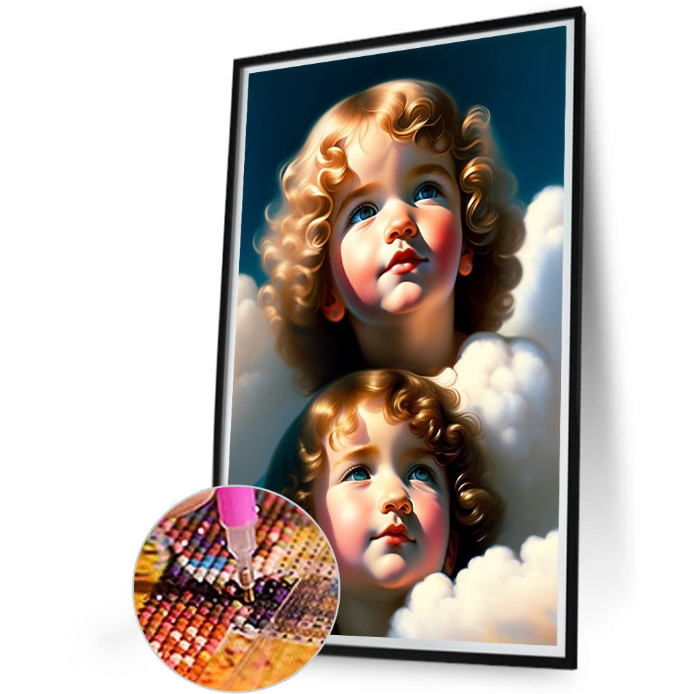 Angel Baby - Full Round Drill Diamond Painting 40*60CM