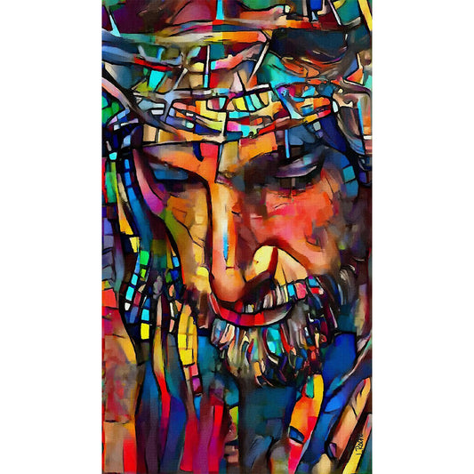 Virgin Jesus - Full Round Drill Diamond Painting 40*70CM