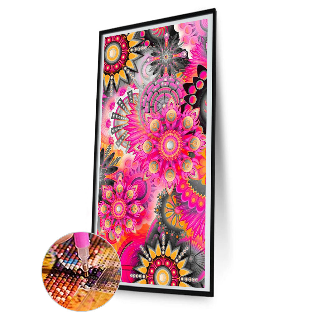Mandala - Full Round Drill Diamond Painting 40*80CM