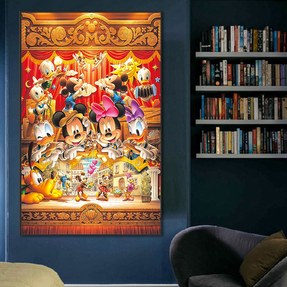 Disney Mickey Mouse - Full Round Drill Diamond Painting 50*80CM