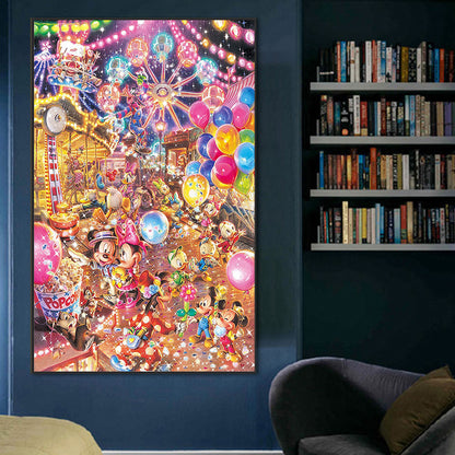 Disney Mickey Mouse - Full Round Drill Diamond Painting 50*80CM