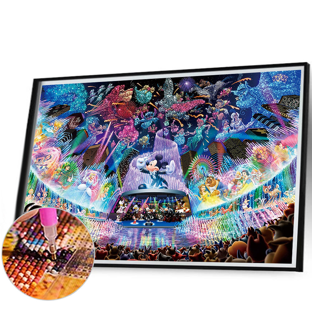 Disney Cartoon - Full Round Drill Diamond Painting 80*50CM