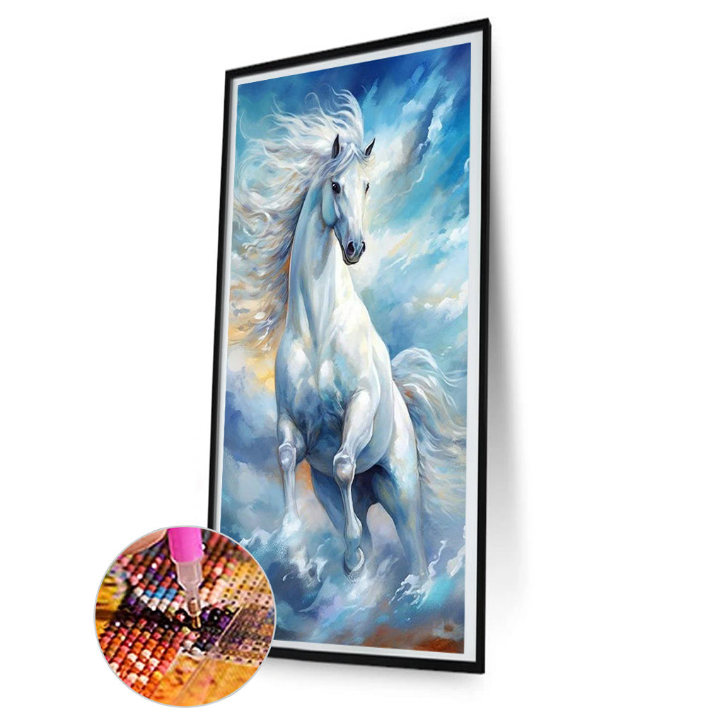 Horse - Full Round Drill Diamond Painting 40*80CM