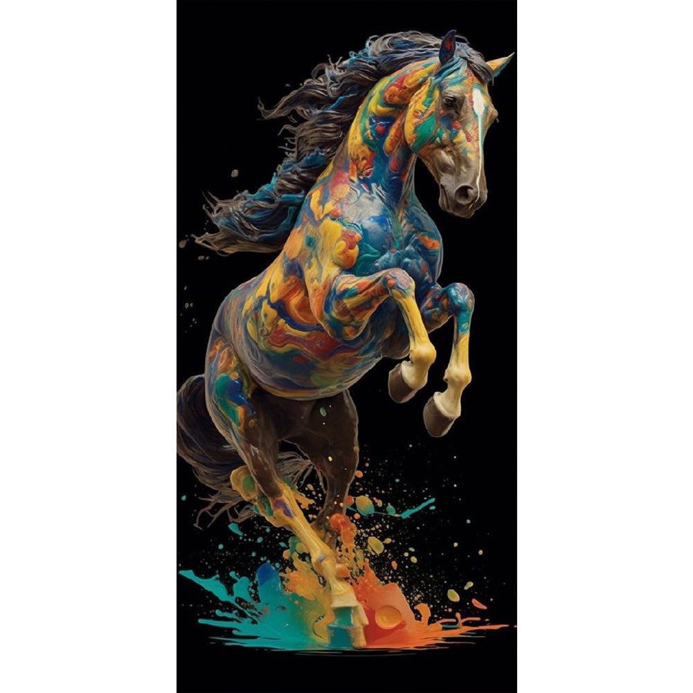 Horse - Full Round Drill Diamond Painting 40*80CM