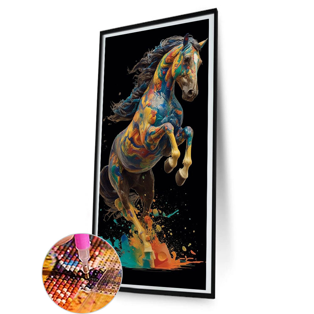 Horse - Full Round Drill Diamond Painting 40*80CM