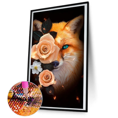 Fox - Full Round Drill Diamond Painting 45*80CM