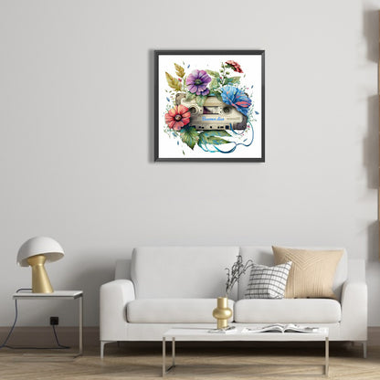 Flower Tape - Full Round Drill Diamond Painting 30*30CM