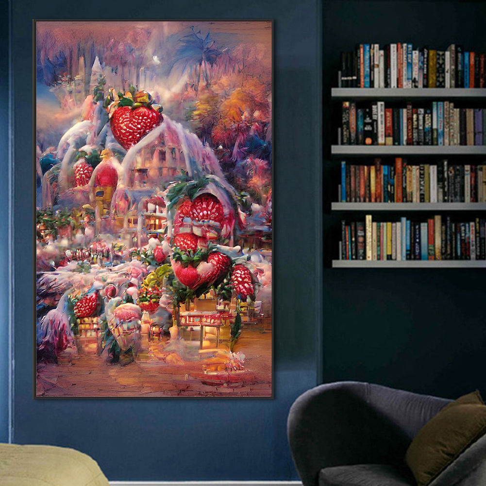 Dream Candy City - Full Round Drill Diamond Painting 50*80CM