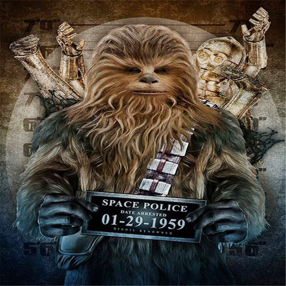 Star Wars - Chewbacca - Full Square Drill Diamond Painting 30*40CM