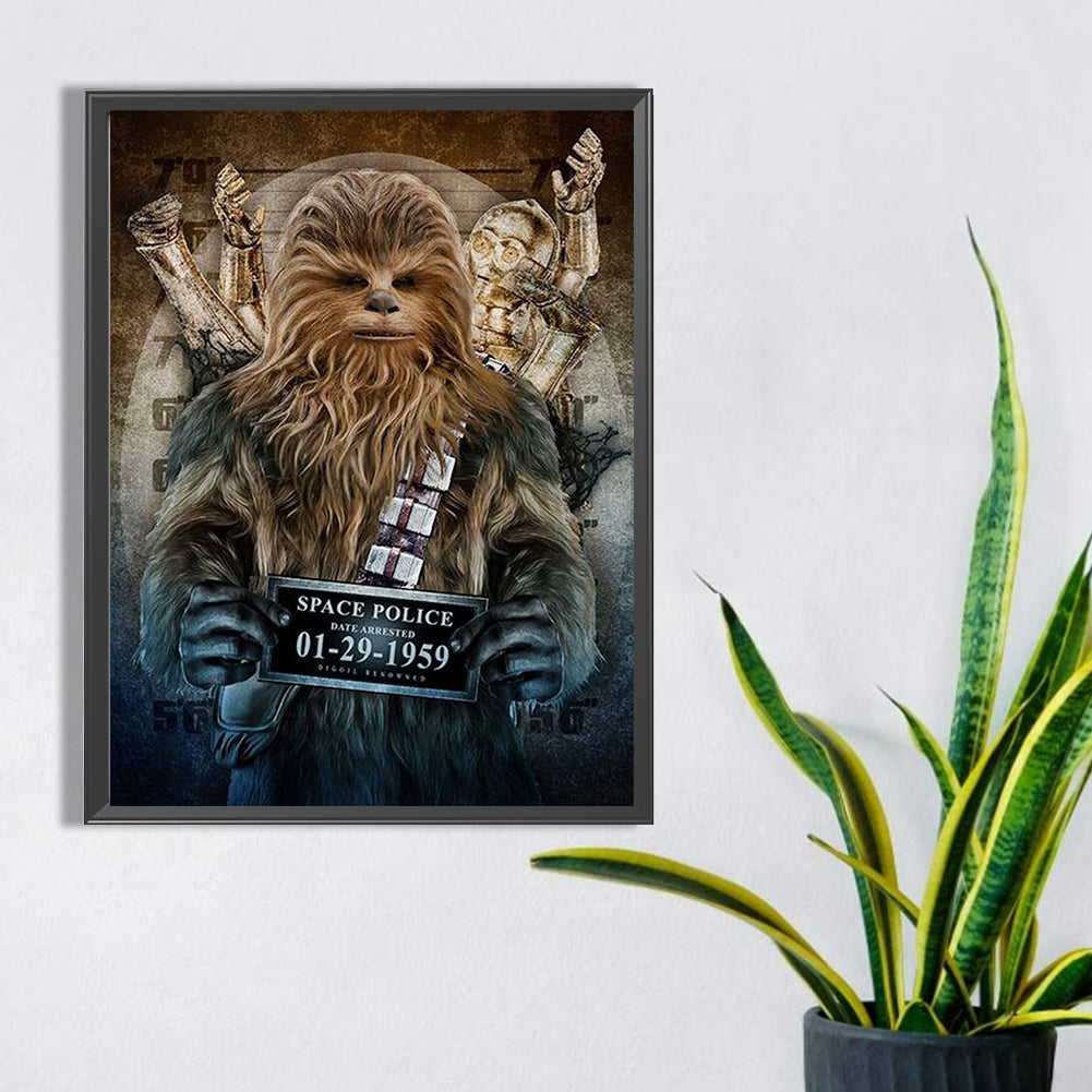 Star Wars - Chewbacca - Full Square Drill Diamond Painting 30*40CM