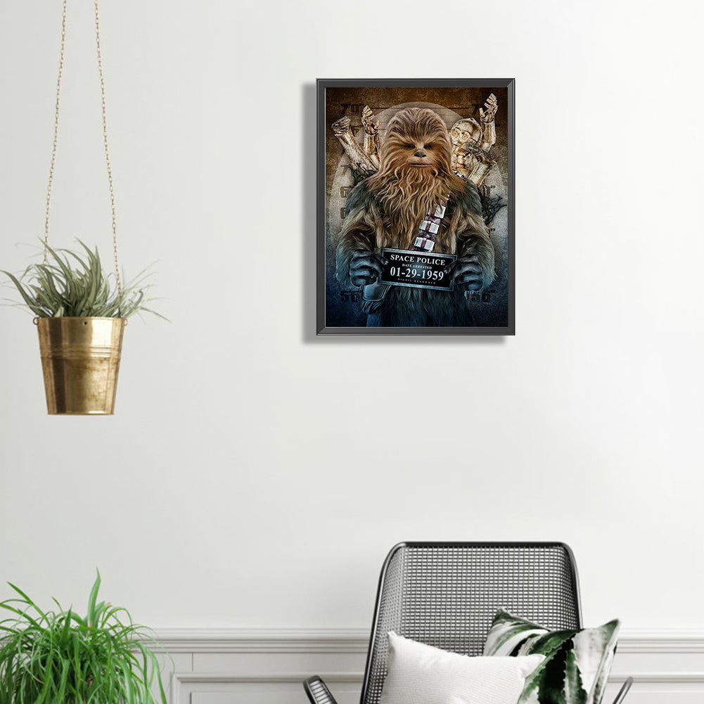 Star Wars - Chewbacca - Full Square Drill Diamond Painting 30*40CM