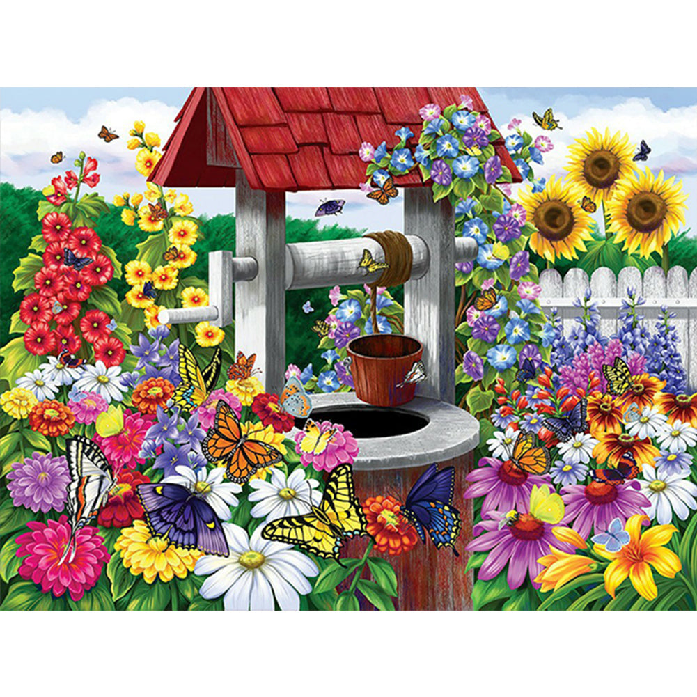 Well - Full Round Drill Diamond Painting 40*30CM