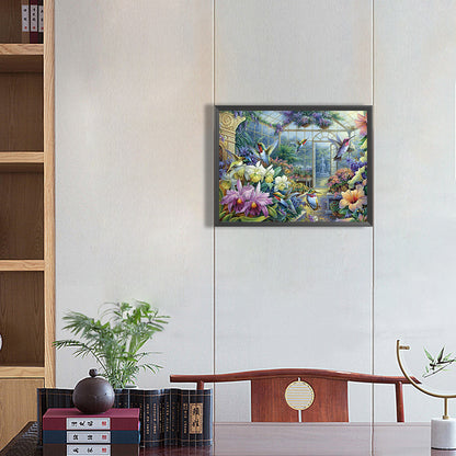 Birdsong - Full Round Drill Diamond Painting 40*30CM