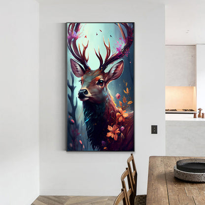 Forest Deer - Full Round Drill Diamond Painting 40*70CM