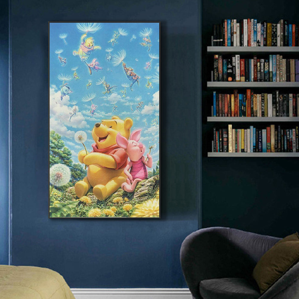 Winnie The Pooh - Full Round Drill Diamond Painting 45*80CM
