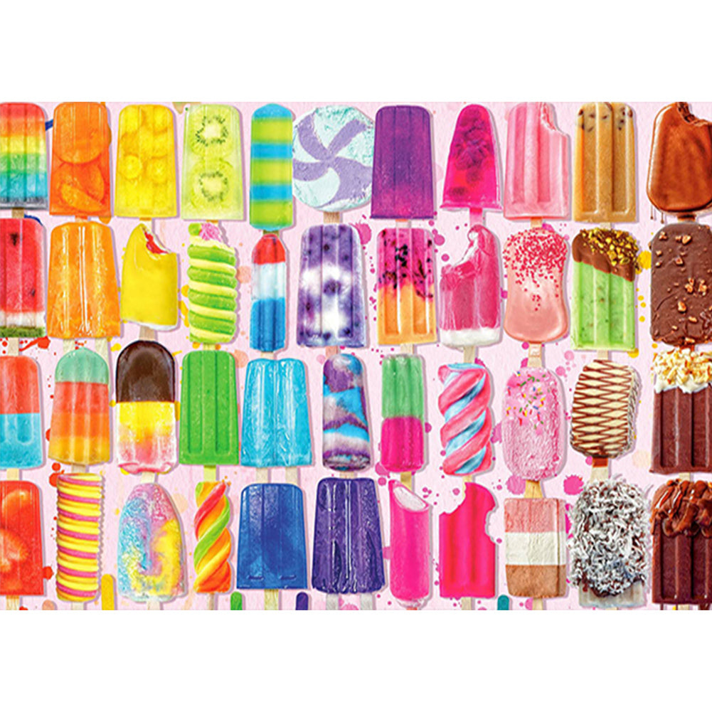 Ice Cream Candies - Full Round Drill Diamond Painting 70*50cm