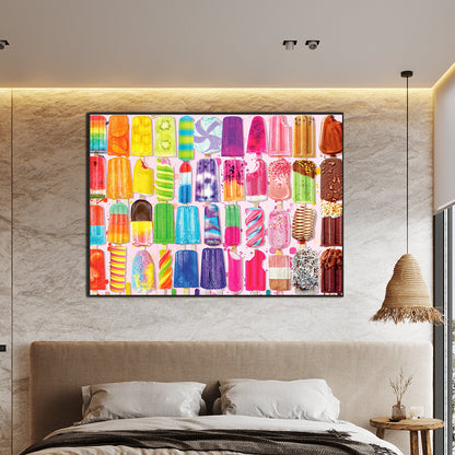 Ice Cream Candies - Full Round Drill Diamond Painting 70*50cm