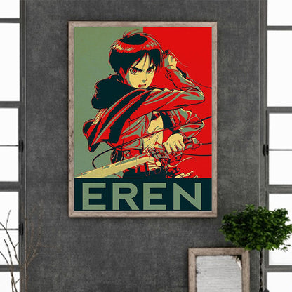 Attack On Titan - Full Round Drill Diamond Painting 30*40CM