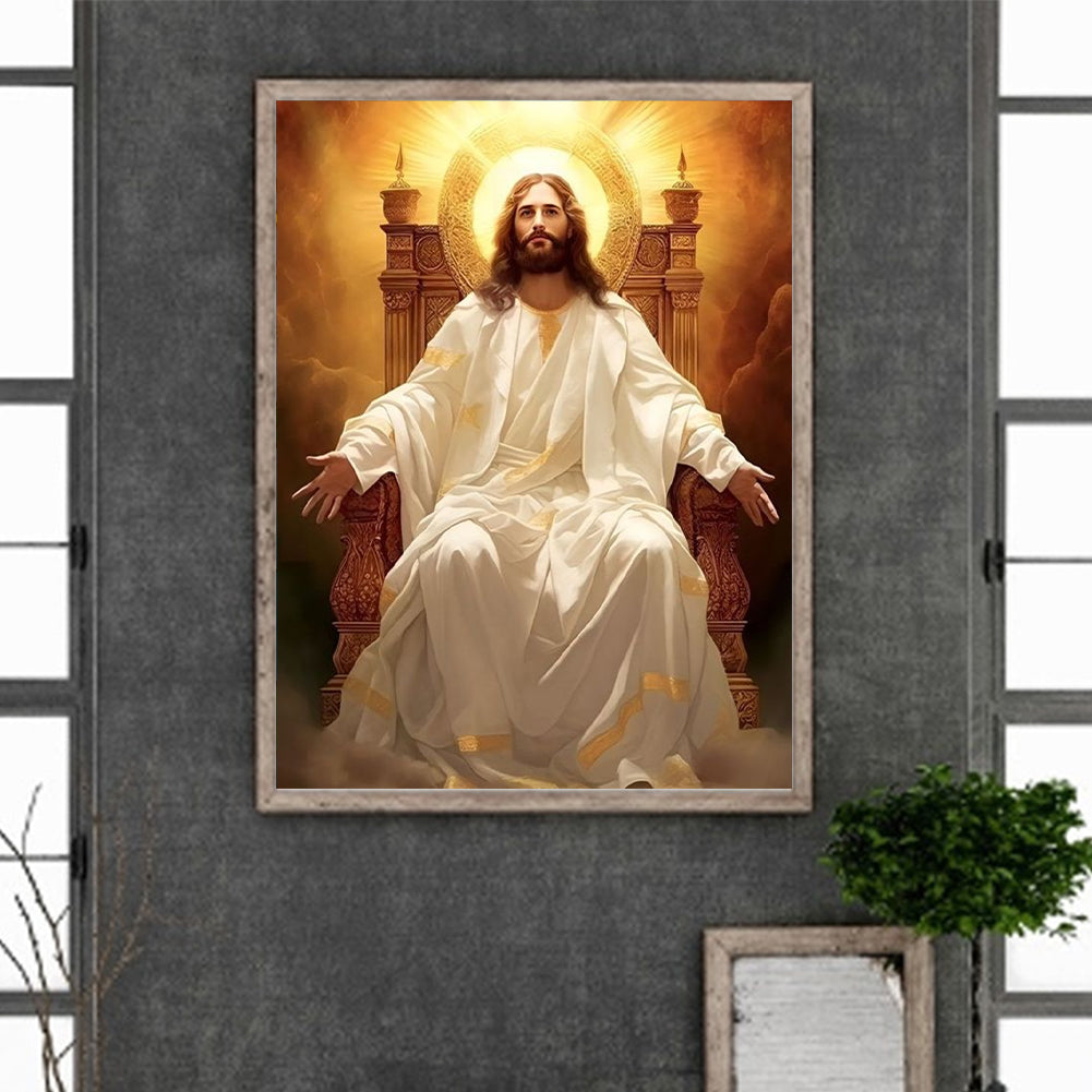 Jesus - Full Round Drill Diamond Painting 30*40CM