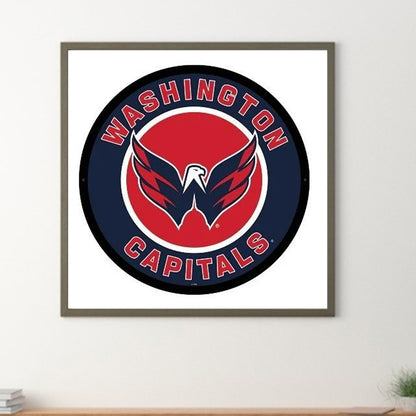 NFL Washington Capitals - Full Round Drill Diamond Painting 30*30CM