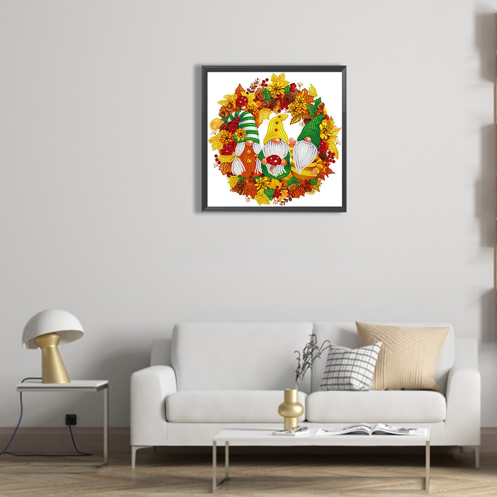 Lei Gnome - Special Shaped Drill Diamond Painting 30*30CM