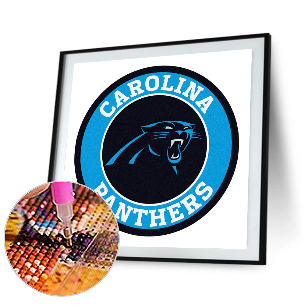 Carolina Panthers - Full Round Drill Diamond Painting 40*40CM