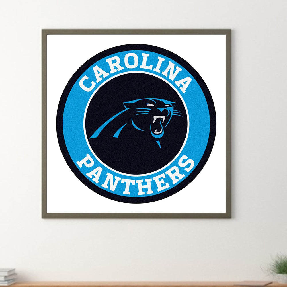 Carolina Panthers - Full Round Drill Diamond Painting 40*40CM