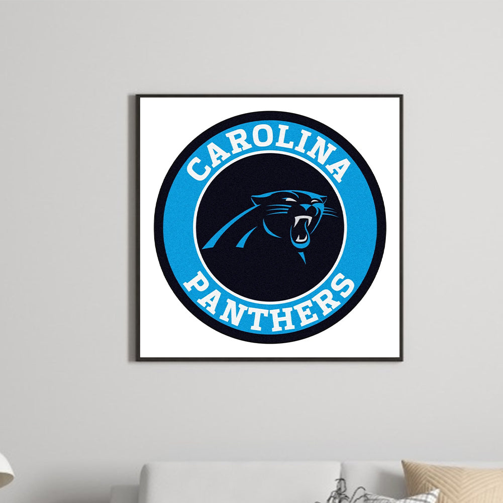 Carolina Panthers - Full Round Drill Diamond Painting 40*40CM