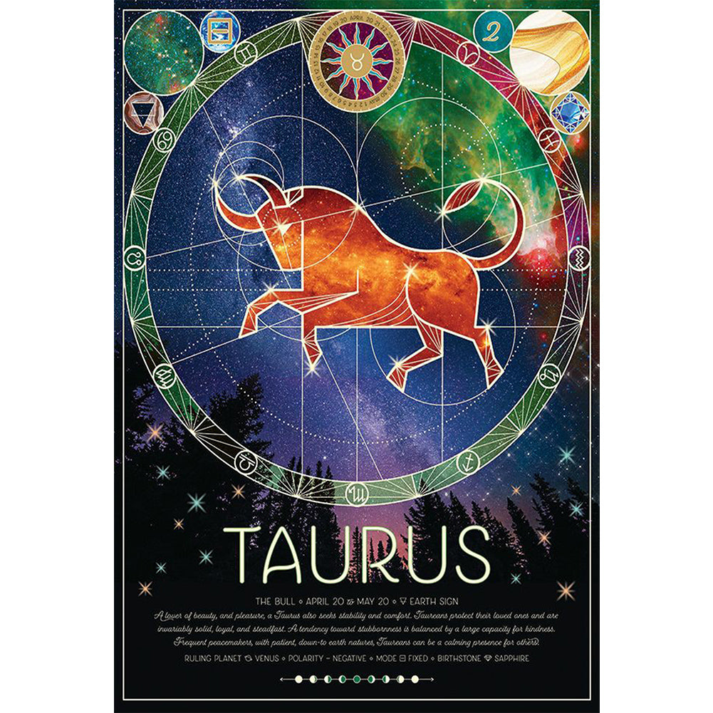 Chinese Zodiac - Taurus - Full Round Drill Diamond Painting 50*70cm