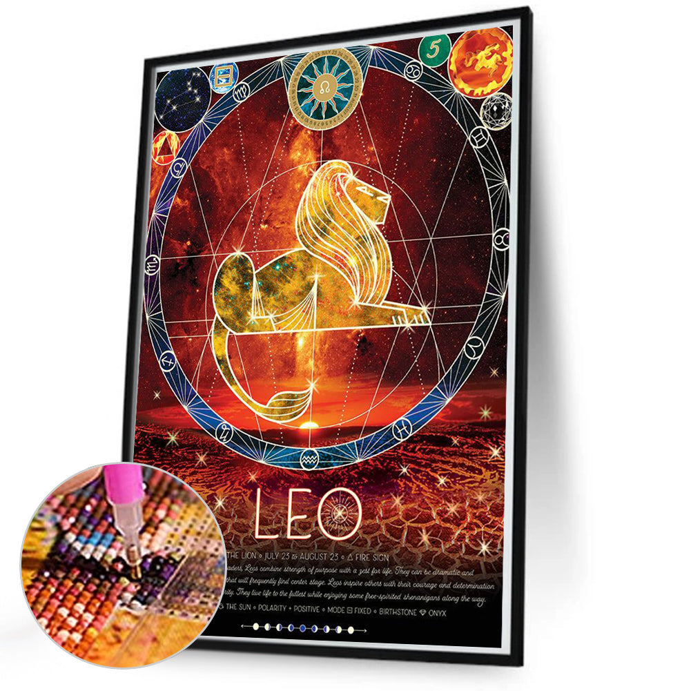 Chinese Zodiac - Leo - Full Round Drill Diamond Painting 50*70cm