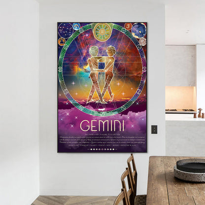 Chinese Zodiac - Gemini - Full Round Drill Diamond Painting 50*70cm