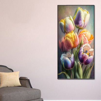 Tulip - Full Round Drill Diamond Painting 40*80CM