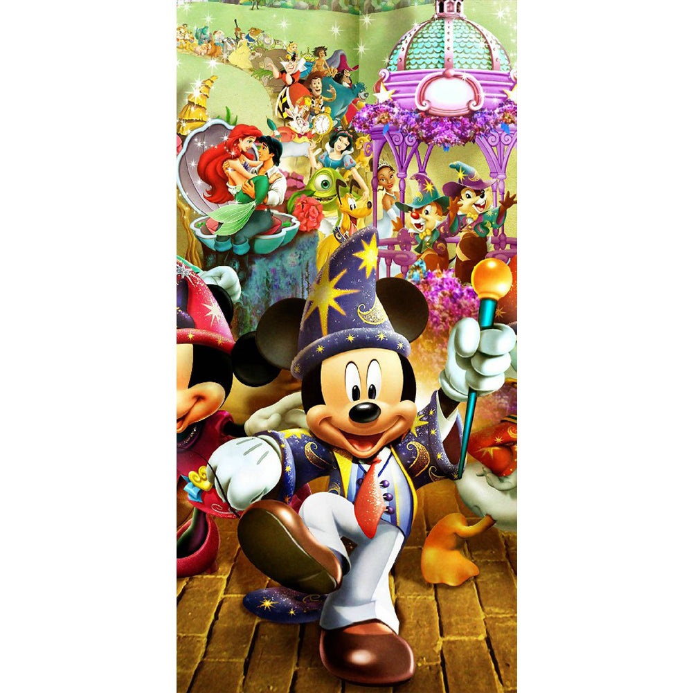 Disney Mickey Mouse - Full Round Drill Diamond Painting 40*80CM