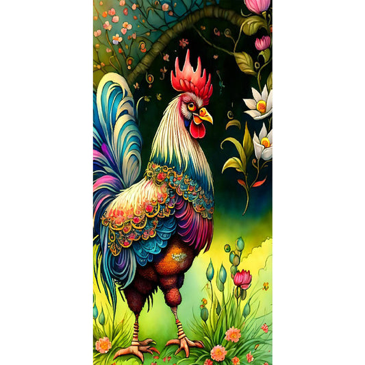 Rooster - Full Round Drill Diamond Painting 40*80CM