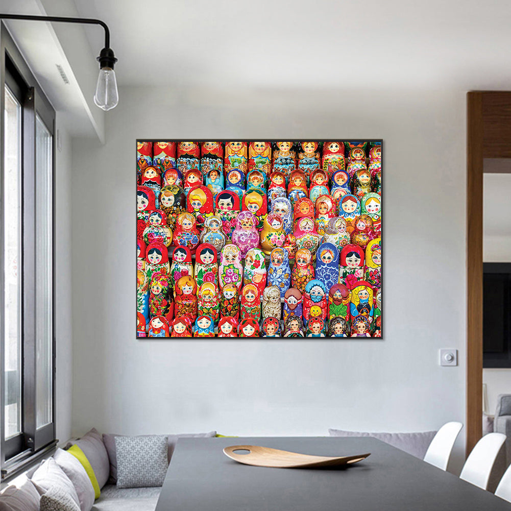 Matryoshka - Full Round Drill Diamond Painting 80*60cm