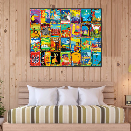 Colorful Destination - Full Round Drill Diamond Painting 80*60cm