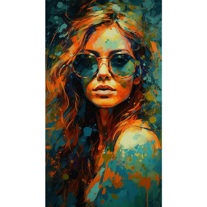 Woman - Full Round Drill Diamond Painting 45*80CM