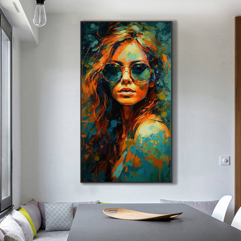 Woman - Full Round Drill Diamond Painting 45*80CM