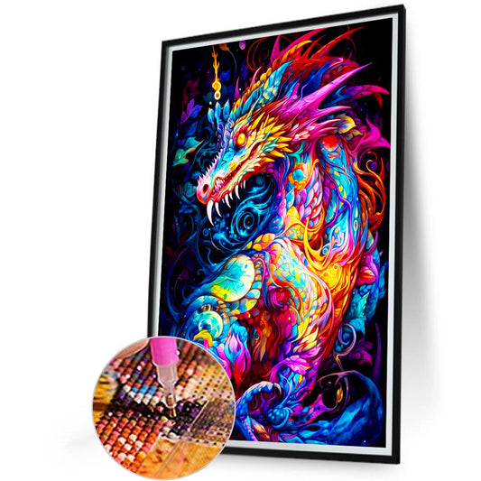 Color Dragon - Full Round Drill Diamond Painting 40*60CM